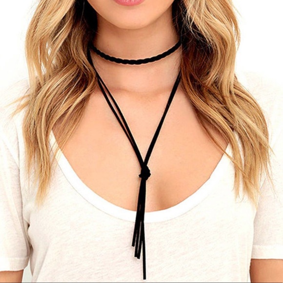 Jewelry - Vegan Faux Leather Necklace